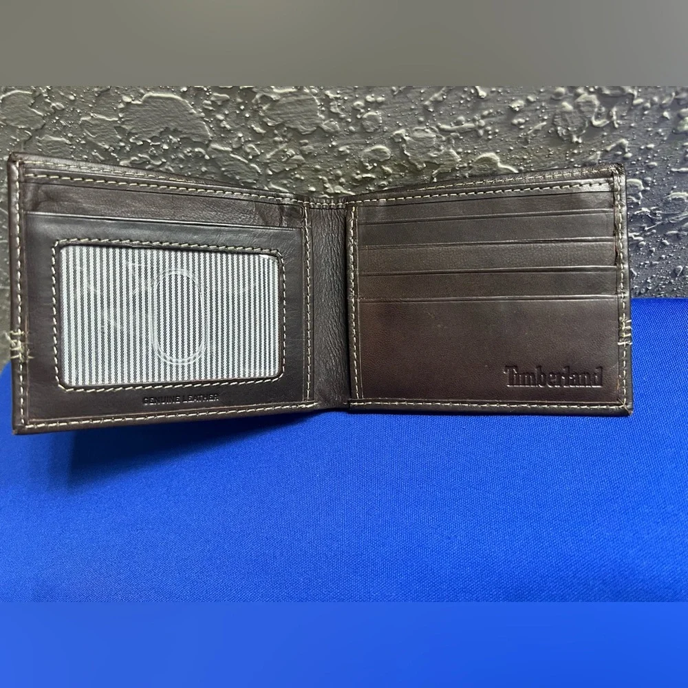 Timberland Bifold Mens Brown Leather‎ Wallet